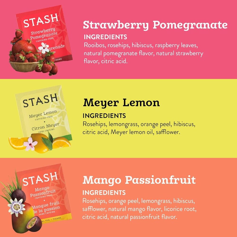 Ethically Sourced Herbal Tea Sampler - 6 Fruity Flavors for Every Mood - Picture 2 of 9